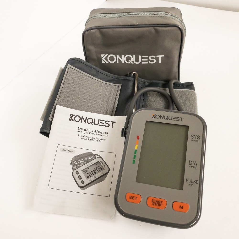 Konquest KBP-2704A Blood Pressure Monitor Arm Cuff Digital Automatic with Case M
